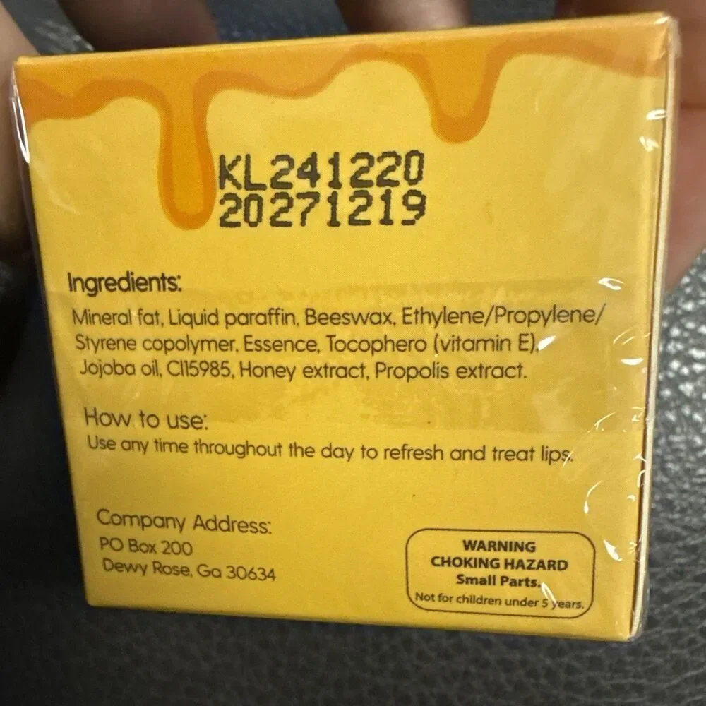 NIB Original My Bee Balm Lip Balm - Propolis Hydrating Balm Honey Pot Dry Lips